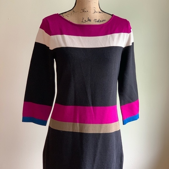 Nine West colorblock sweater dress size S womens - Picture 4 of 10